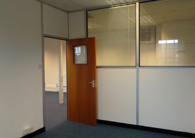 Unit 19G, first floor office space. Manager's office.